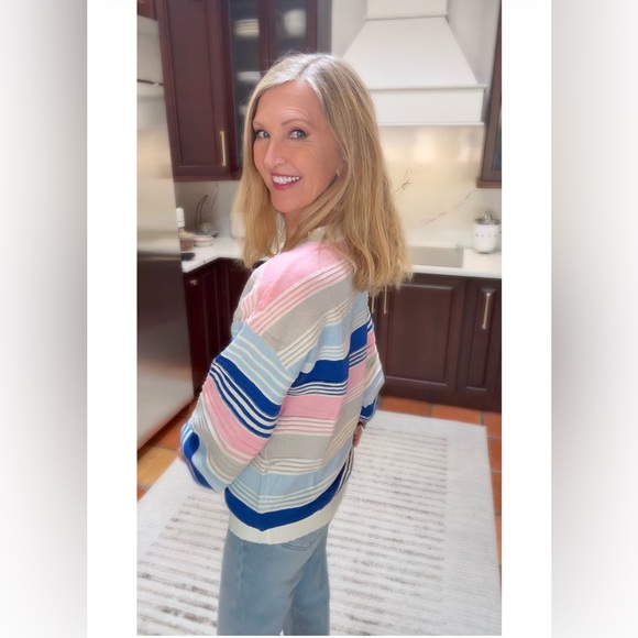 NWT Colorful Striped Sweater-S - Picture 7 of 14